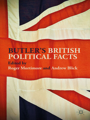 cover image of Butler's British Political Facts